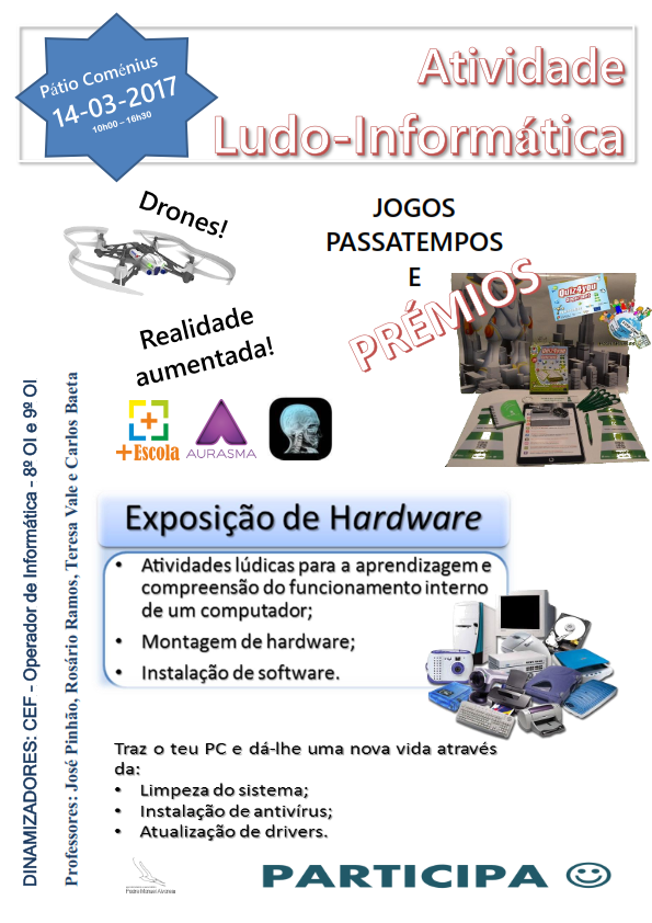 Ludo-Informática (C.E.F. Operador de Informática 8.º OI / 9.º OI) Ludo-Informática (C.E.F. Operador de Informática 8.º OI / 9.º OI)